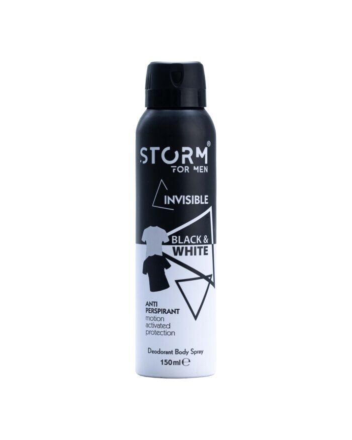 Invisible Black & White Storm for Men Antiperspirant - Image 1